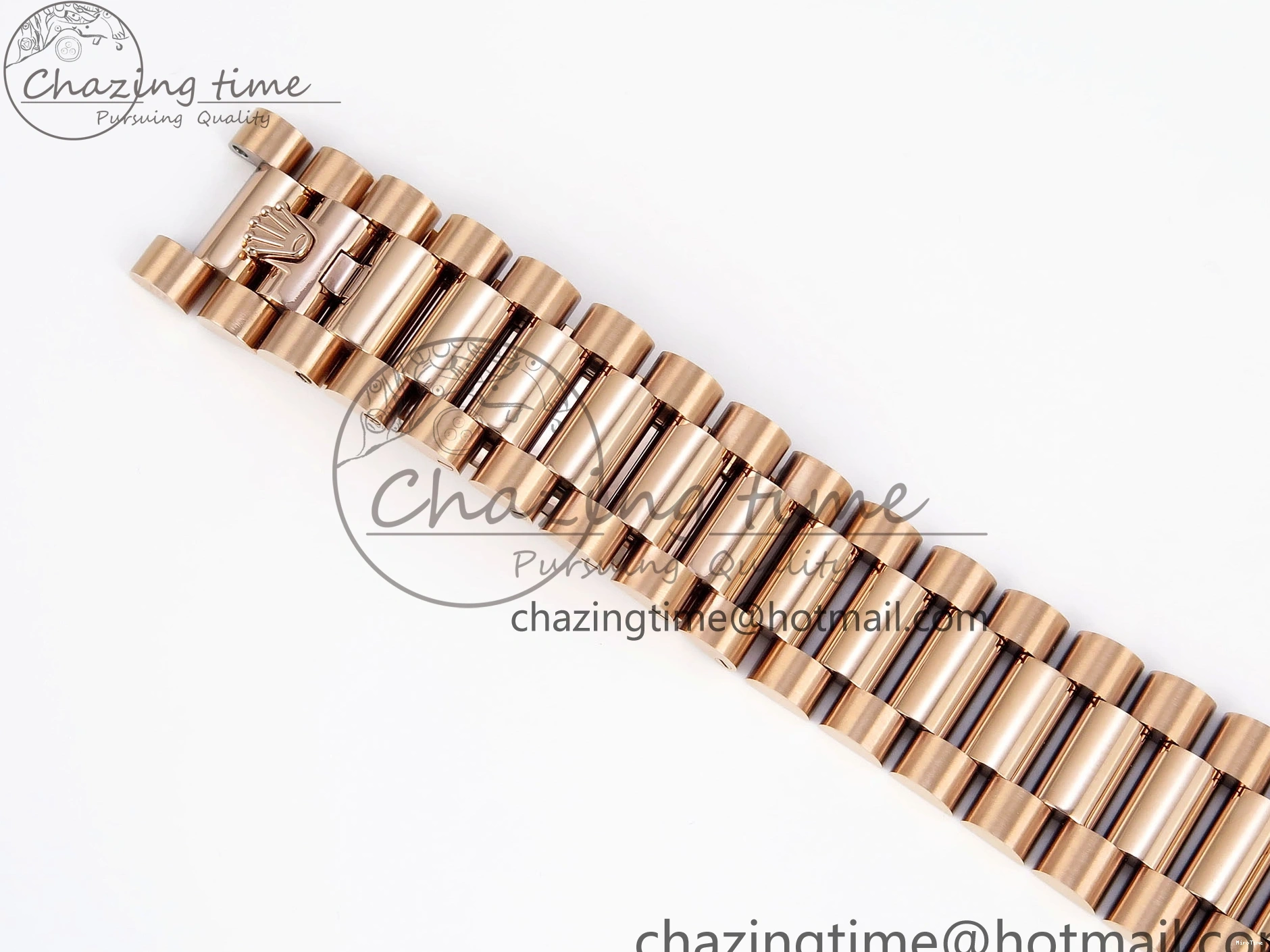 MiroTime 0413 Sophisticated Day Date 36 RG RAF 1:1 Best Edition Green Stone Dial on RG Bracelet A 1846